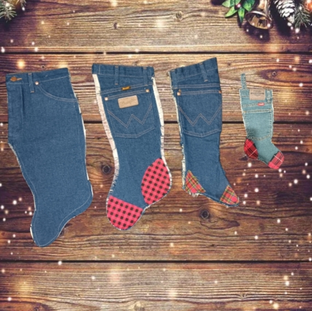 4 Wrangler Christmas stocking